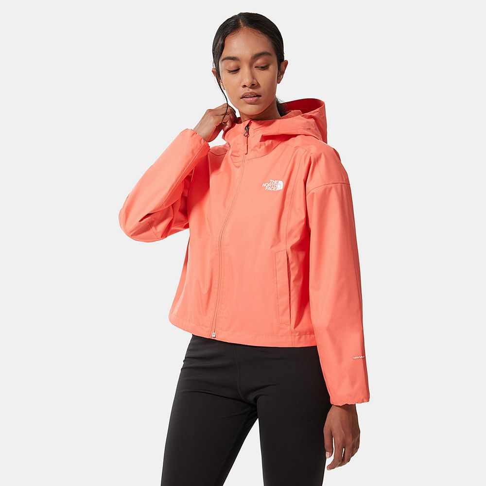 The North Face Lightweight Jackets Womens Australia - The North Face Cropped Quest Orange Hiking (TG